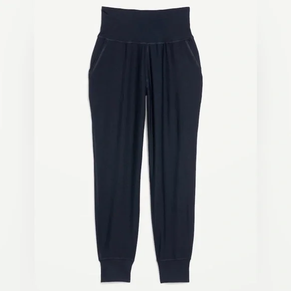 NWT! Navy High-Waisted PowerSoft 7/8-Length Joggers - Size 2X💎 - Picture 3 of 9